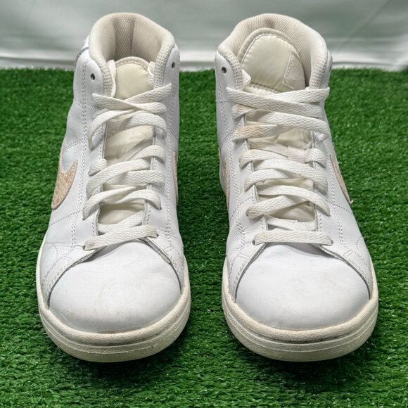 Nike Court Royale 2 Mid Snakeskin Swoosh Women's Size 7.5 White AF1 DD9666-100 - Picture 3 of 8